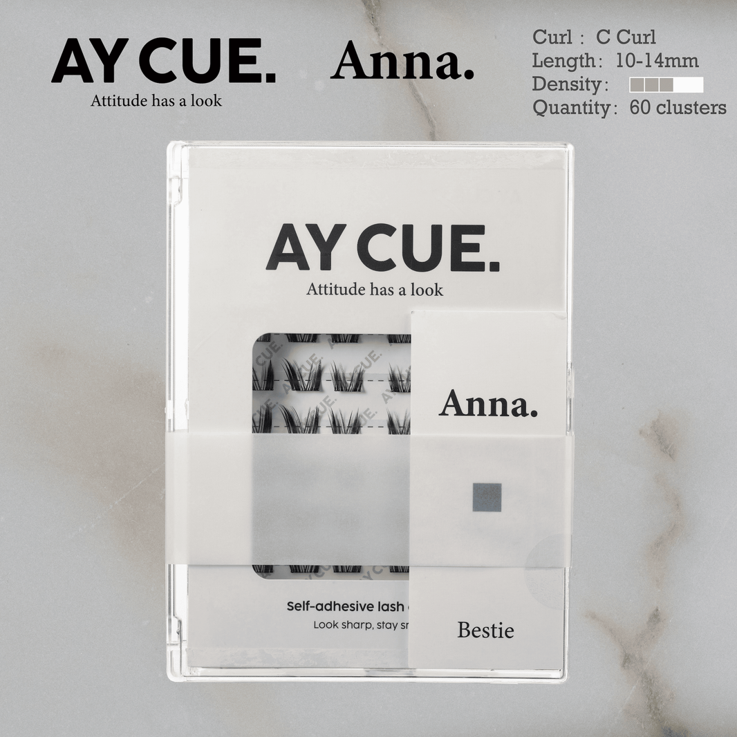 AYCUE #ANNA# Self-adhesive Lash Clusters C Curl 10-14mm 60 Clusters Glue-free Eyelashes Extensions for Natural Look Easy Application Lightweight & Reusable Cosmetic-AYCUE #ANNA# Self-adhesive Lash Clusters C Curl 10-14mm 60 Clusters Glue-free Eyelashes Extensions for Natural Look Easy Application Lightweight & Reusable Cosmetic