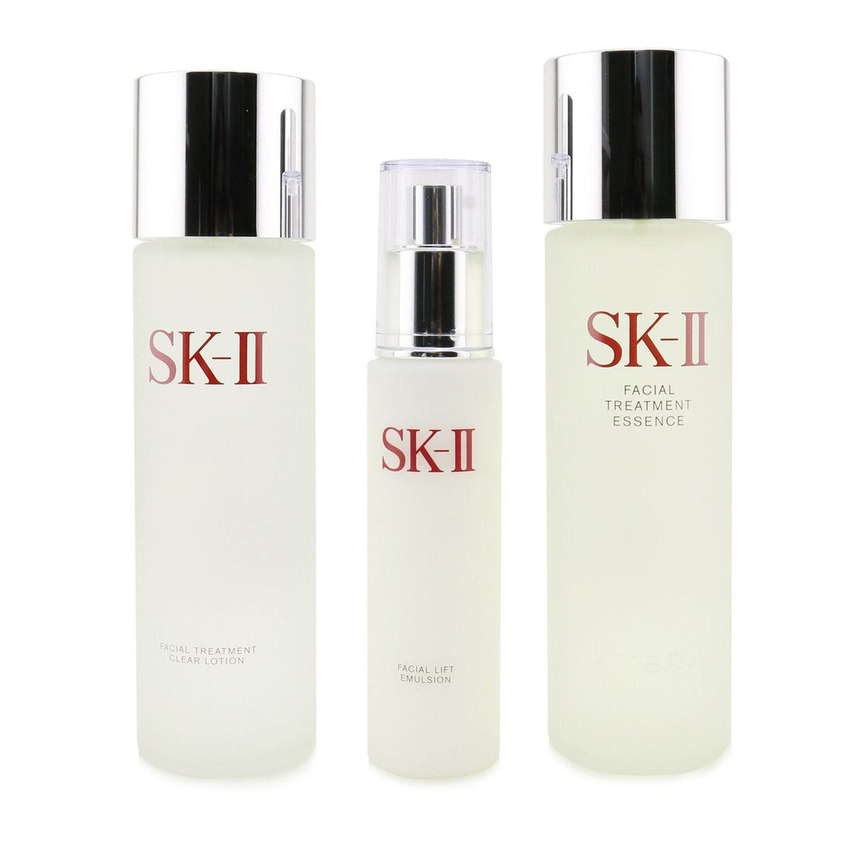 Pitera Deluxe Hydrating 3-Pieces Set: Facial Treatment Essence 230ml + Facial Lift Emulsion 100g + Facial Treatment Clear Lotion 230ml-Pitera Deluxe Hydrating 3-Pieces Set: Facial Treatment Essence 230ml + Facial Lift Emulsion 100g + Facial Treatment Clear Lotion 230ml