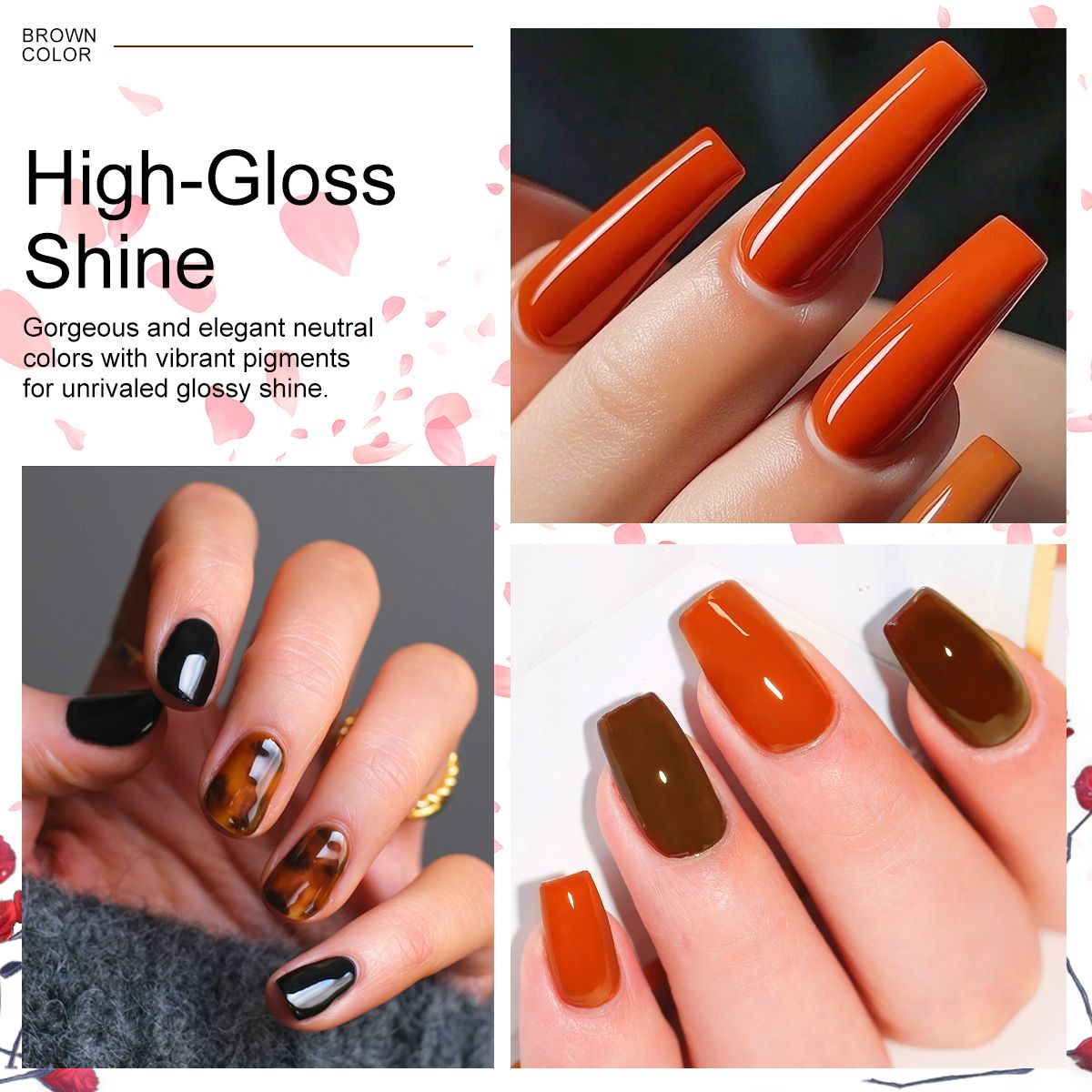 LIMEGIRL 6pcs Gel Polish Set 6 Vibrant Colors UV Gel NailPolish Red Blue Green Hema TMPTA TPO 3-free AllSeasons NailGel for Christmas Gift Women Girls-LIMEGIRL 6pcs Gel Polish Set 6 Vibrant Colors UV Gel NailPolish Red Blue Green Hema TMPTA TPO 3-free AllSeasons NailGel for Christmas Gift Women Girls