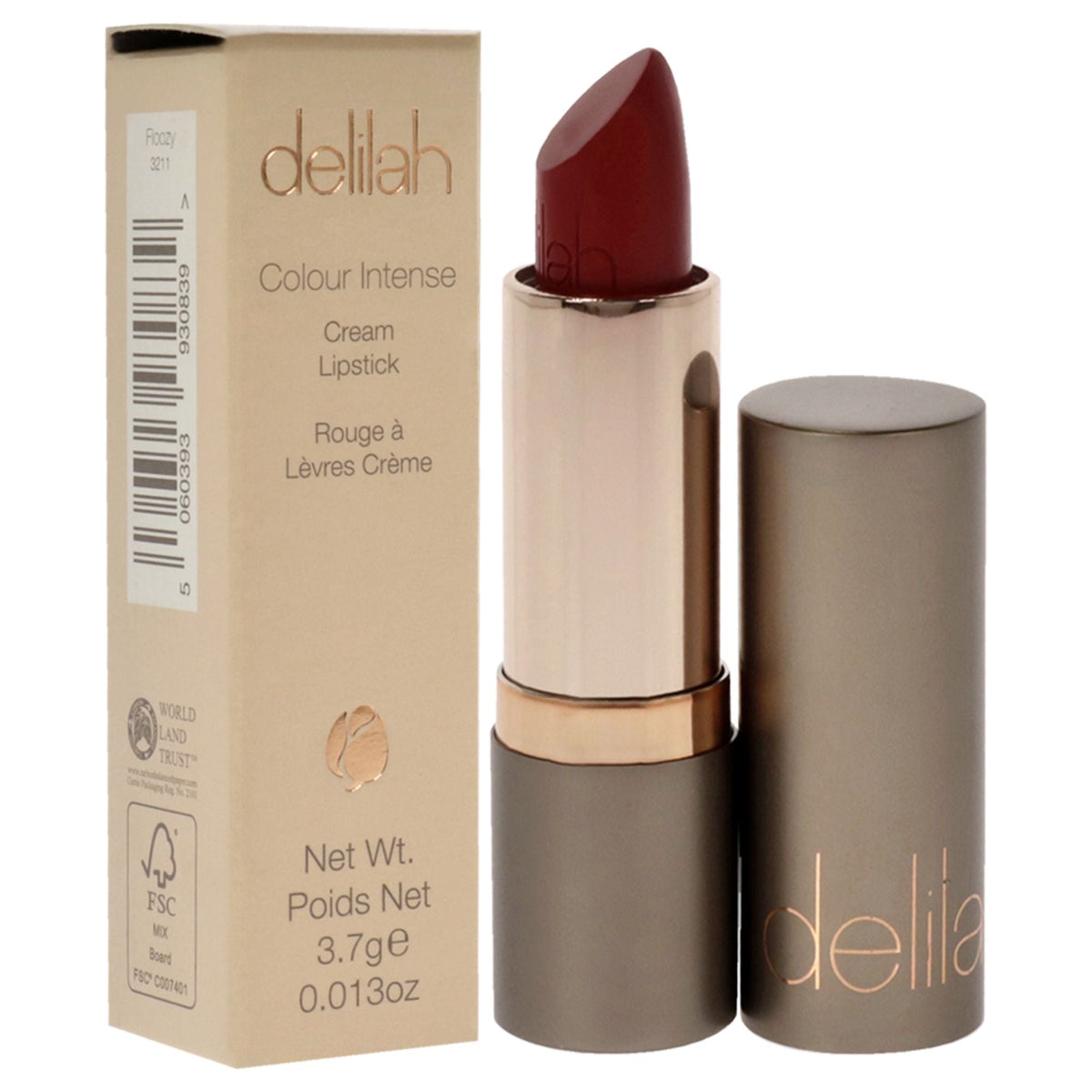 Colour Intense Cream Lipstick - Floozy by Delilah for Women - 0.013 oz Lipstick-Colour Intense Cream Lipstick - Floozy by Delilah for Women - 0.013 oz Lipstick