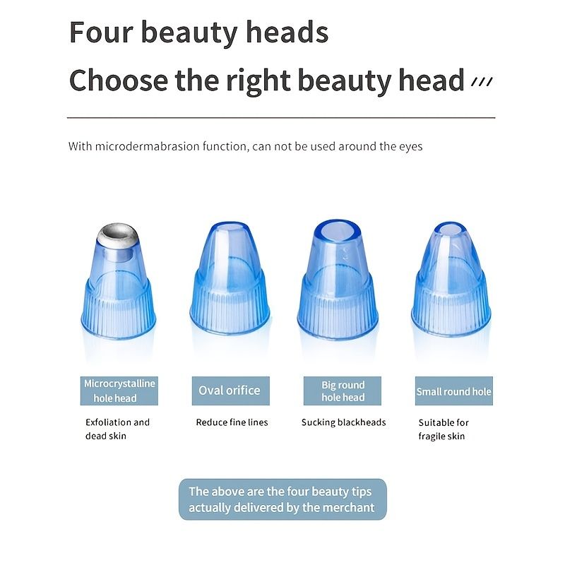 1pc Blackhead Remover Pore Vacuum Hot & Cold Compress; Blackhead Remover Pore Vacuum; Upgraded Facial Pore Cleaner-1pc Blackhead Remover Pore Vacuum Hot & Cold Compress; Blackhead Remover Pore Vacuum; Upgraded Facial Pore Cleaner