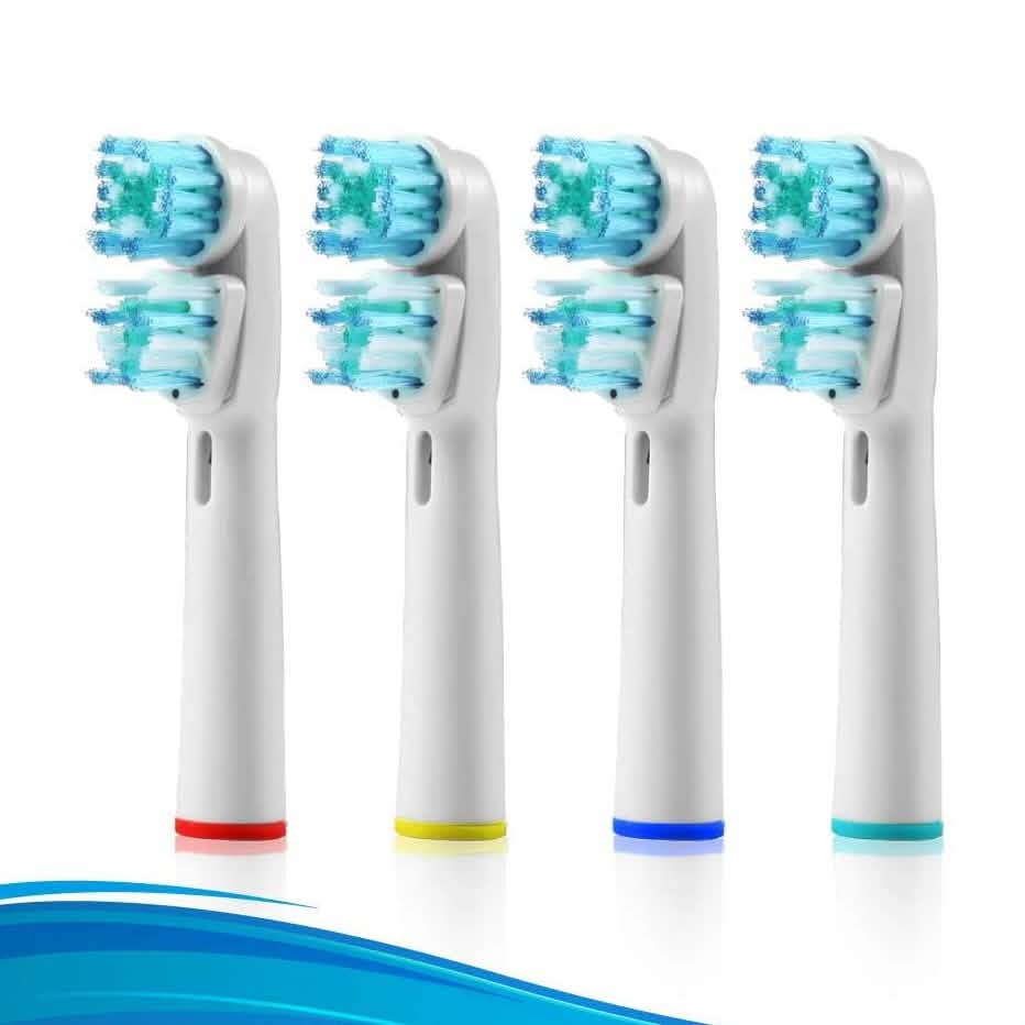 Dual Clean Replacement Electric Toothbrush Head-Dual Clean Replacement Electric Toothbrush Head