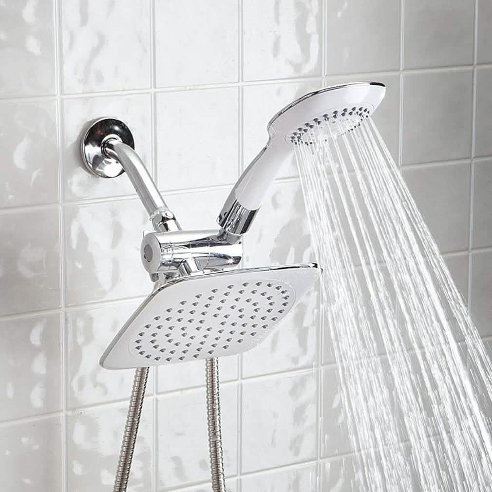 Dual-head Shower Massager with Rainfall-Dual-head Shower Massager with Rainfall