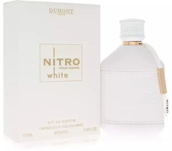 Dumont Nitro White Eau De Parfum 3.4oz for Men-Dumont Nitro White Eau De Parfum 3.4oz for Men