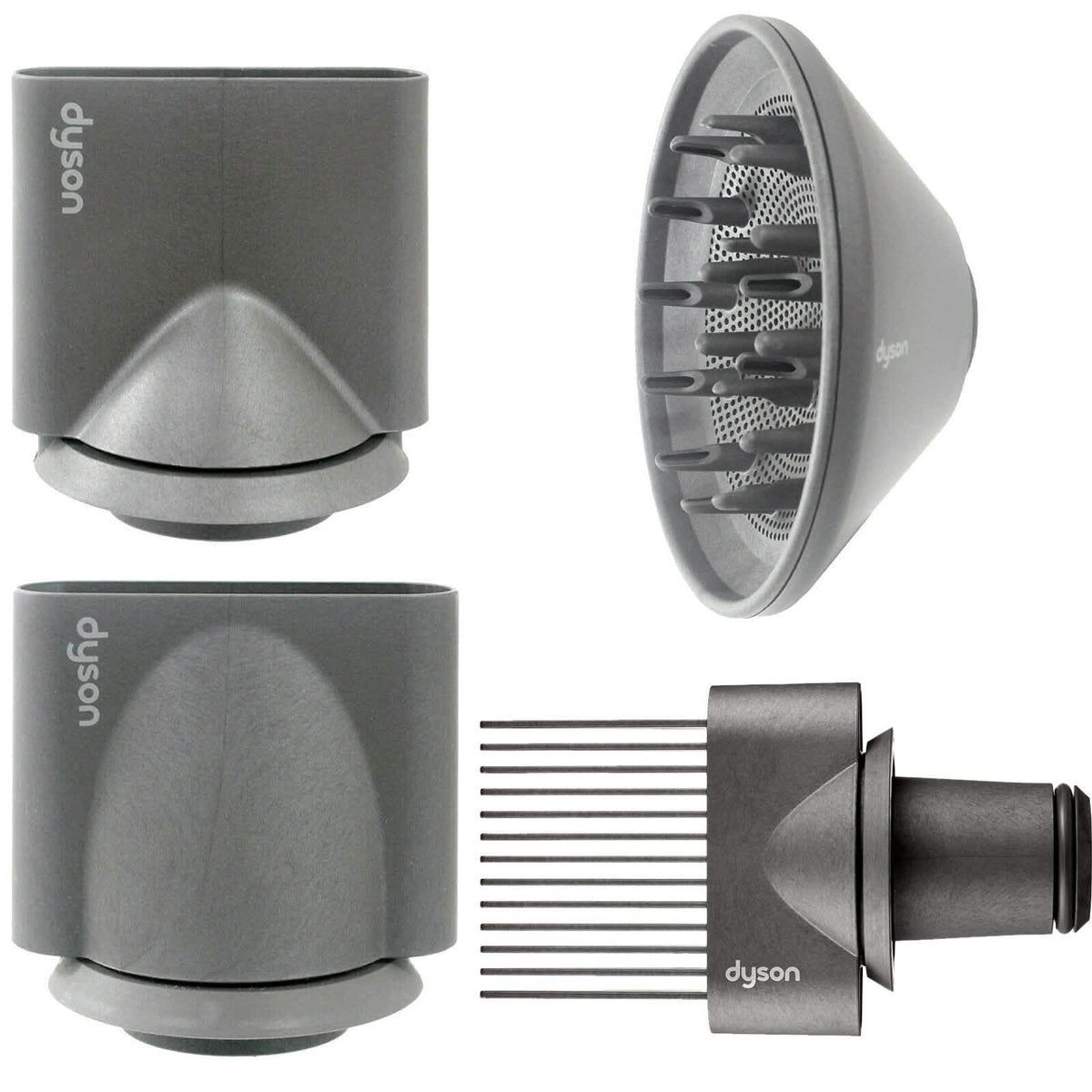 Dyson Hair Dryer Styling Concentrator, Smoothing Nozzle and Diffuser Tool (Refurbished)-Dyson Hair Dryer Styling Concentrator, Smoothing Nozzle and Diffuser Tool (Refurbished)