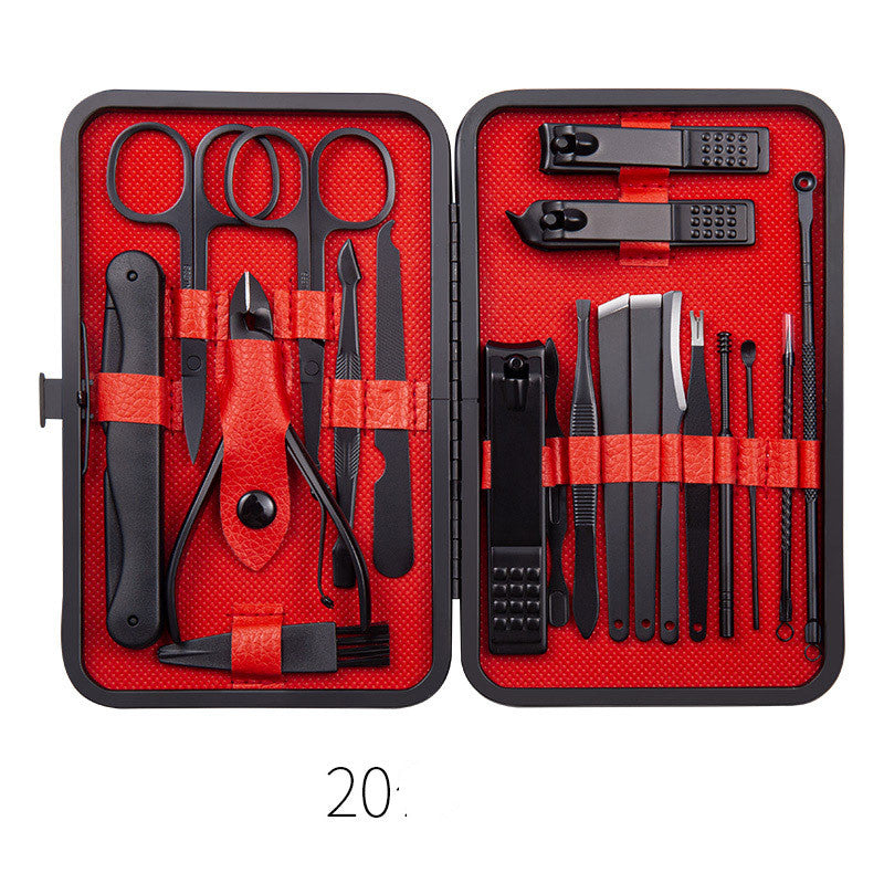 Professional Scissors Nail Clippers Set Ear Spoon Dead Skin Pliers Nail Cutting Pliers Pedicure Knife Nail Groove Trimmers-41508eff45712ca92f25a74bb28929a7