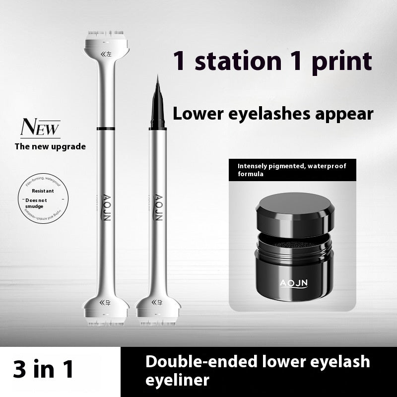Double-headed Lower Eyelash Stamp Pen Waterproof Natural Long Lasting Eyeliner Beauty Products-ff433c6d7447ee64467a5ae3dd31f695