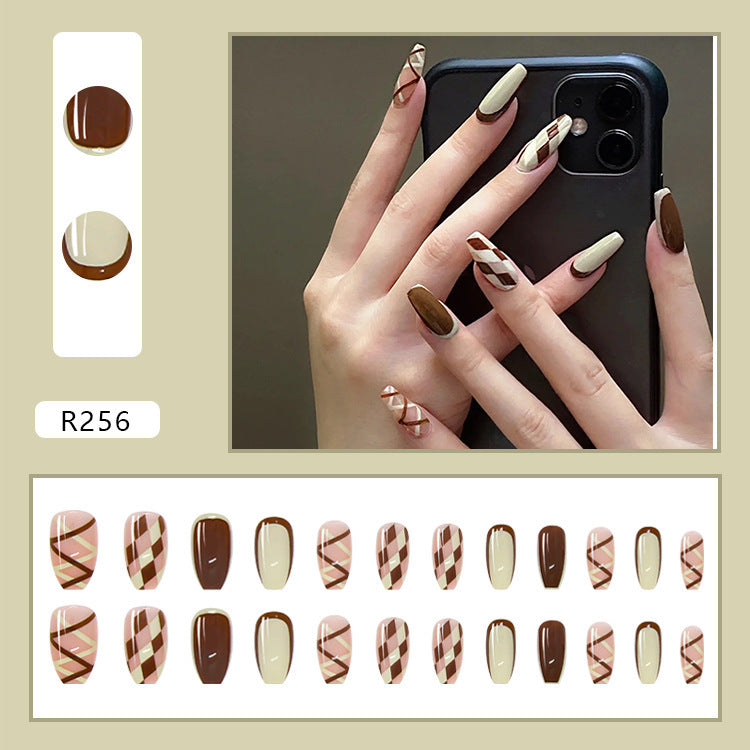Nail Art Finished Fake Nail Patch Wearable-2226b1e0442a2a6c9c63066adc887b6d
