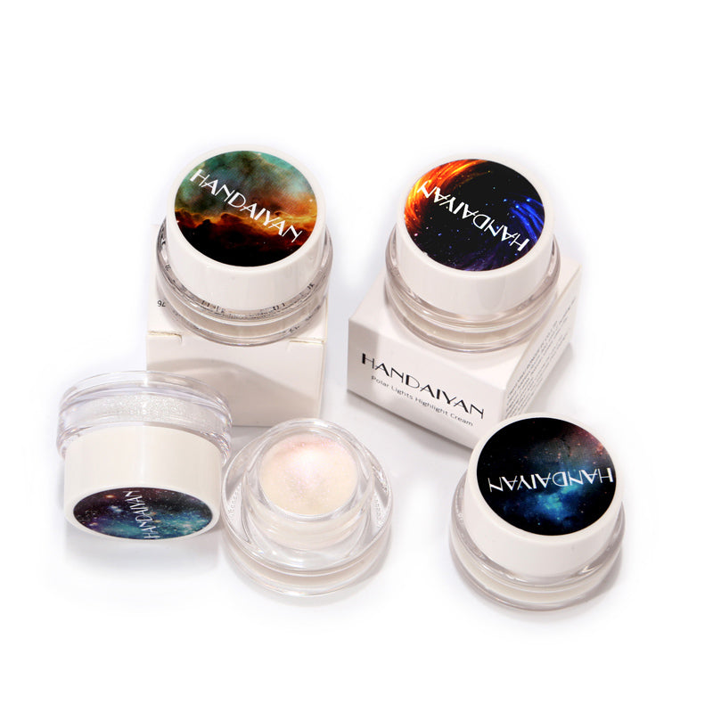 5 Colors Aurora Chameleon Highlighter 3D Shine Shimmer Eyeshadow Bronzer Contour Cream Rainbow Highlighting Beauty Cosmetics-38b406c886ad3d58c4448133044bd13a