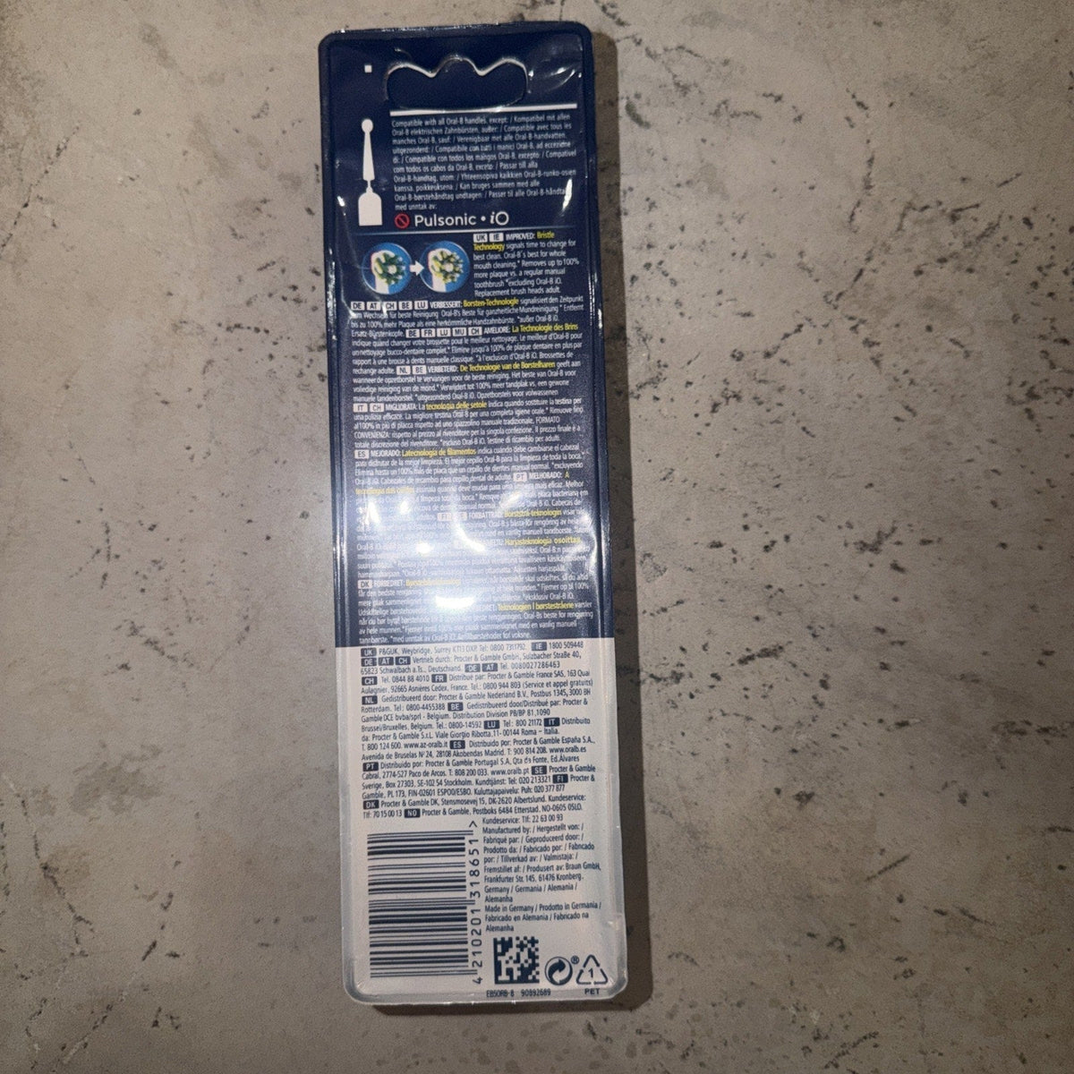 Oral-B Cross Action Electric Toothbrush Replacement Brush Heads - Pack of 8-Oral-B Cross Action Electric Toothbrush Replacement Brush Heads - Pack of 8