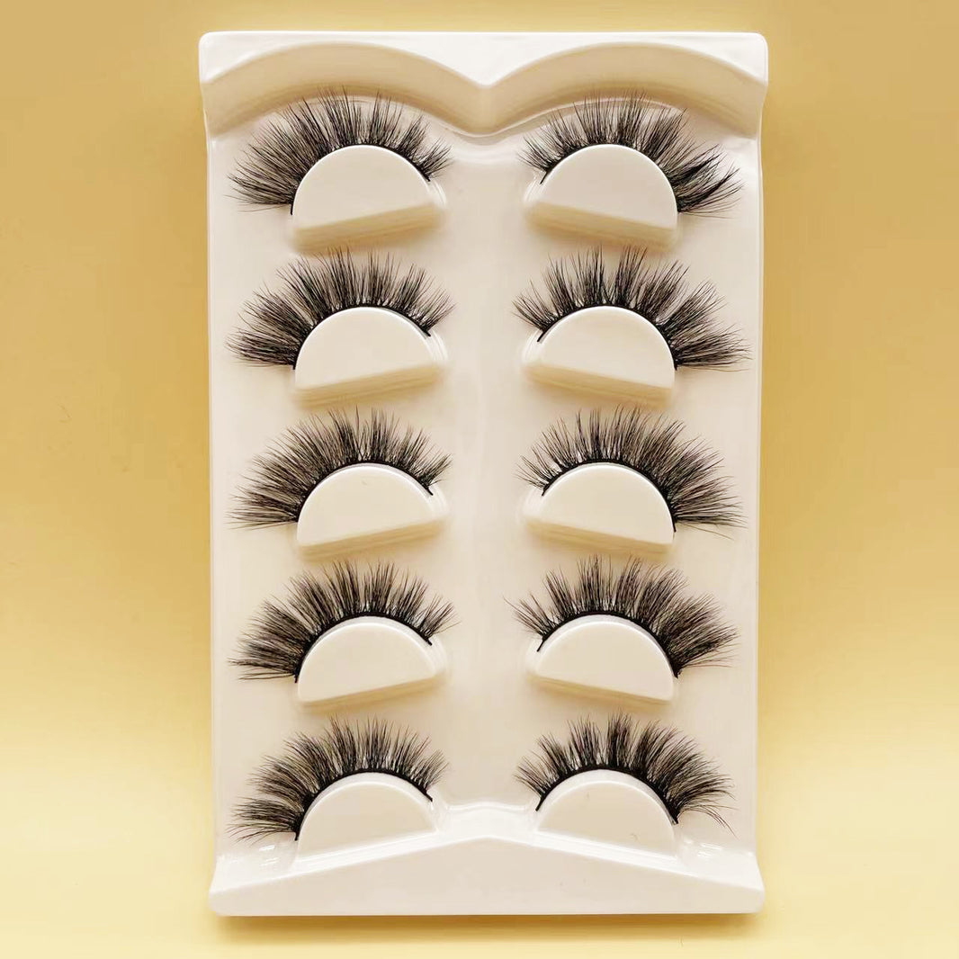 Mink Eyelashes Eye Tail Lengthening Natural Eyelashes Flat False-8be527539d07bfb1ba6cf94135bba0a6