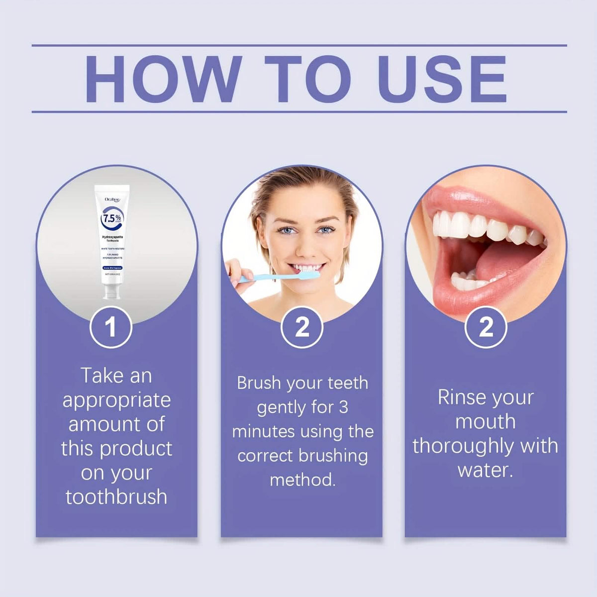 Hydroxyapatite Toothpaste – 7.5% NHAP, Whitening Mint, Gentle Teeth & Mouth Care-Hydroxyapatite Toothpaste – 7.5% NHAP, Whitening Mint, Gentle Teeth & Mouth Care