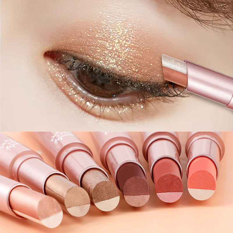 Waterproof And Sweat-proof Gradient Two-color Lazy Eyeshadow Stick-97fe70ca215cfa76006c0f994bb1c1cb
