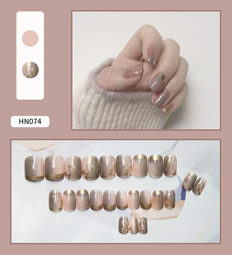 Nail Art Finished Fake Nail Patch Wearable-9d6404a2f3964ce1f3ba72aa799bfc48