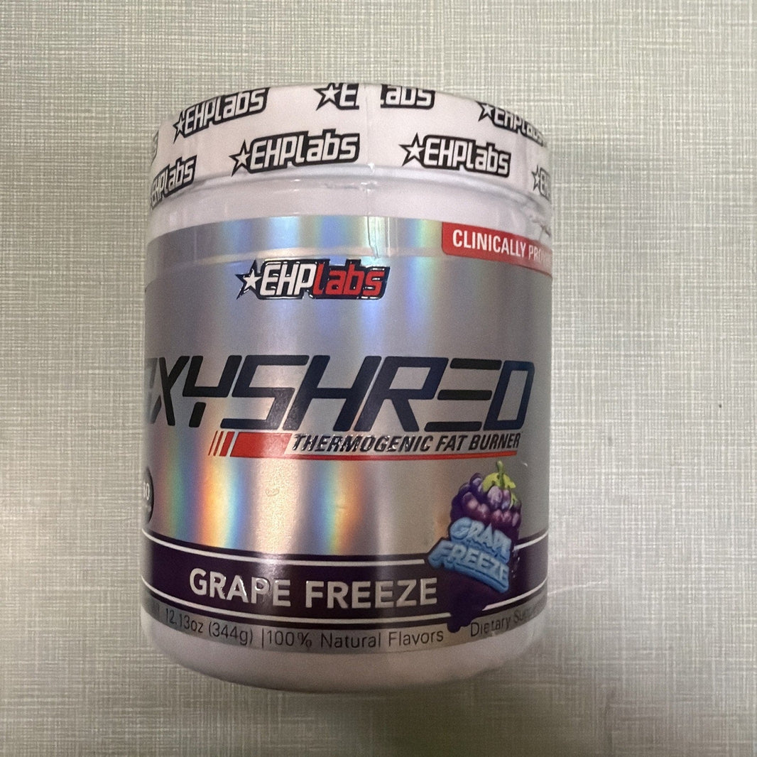 EHP Labs OxyShred Pre Workout Powder L Glutamine & Acetyl L Carnitine 60 Serving Grape Freeze-EHP Labs OxyShred Pre Workout Powder L Glutamine & Acetyl L Carnitine 60 Serving Grape Freeze