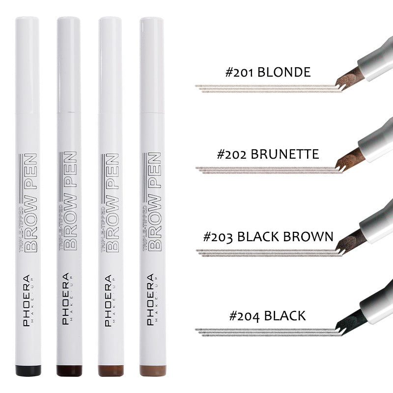 Creative Makeup Three Comb Eyebrow Pencil-1dcee54d6db5ba3231ba2d1b058fcc02