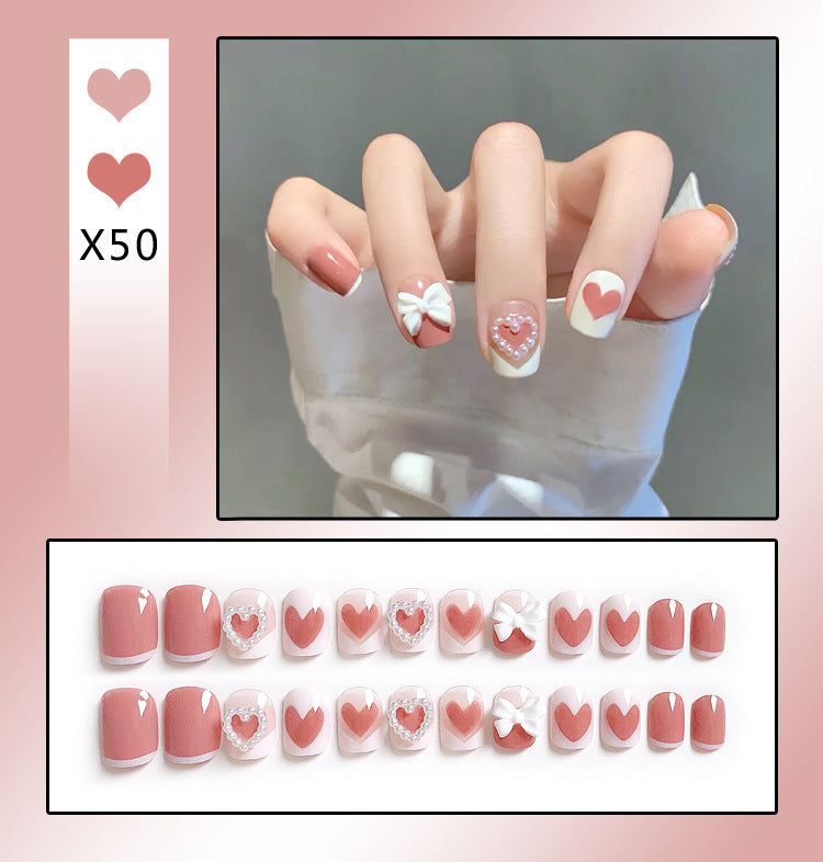French Worn Removable Nails And Diamonds-53b3d2ef509e0fc7fa3875d9ca32c970