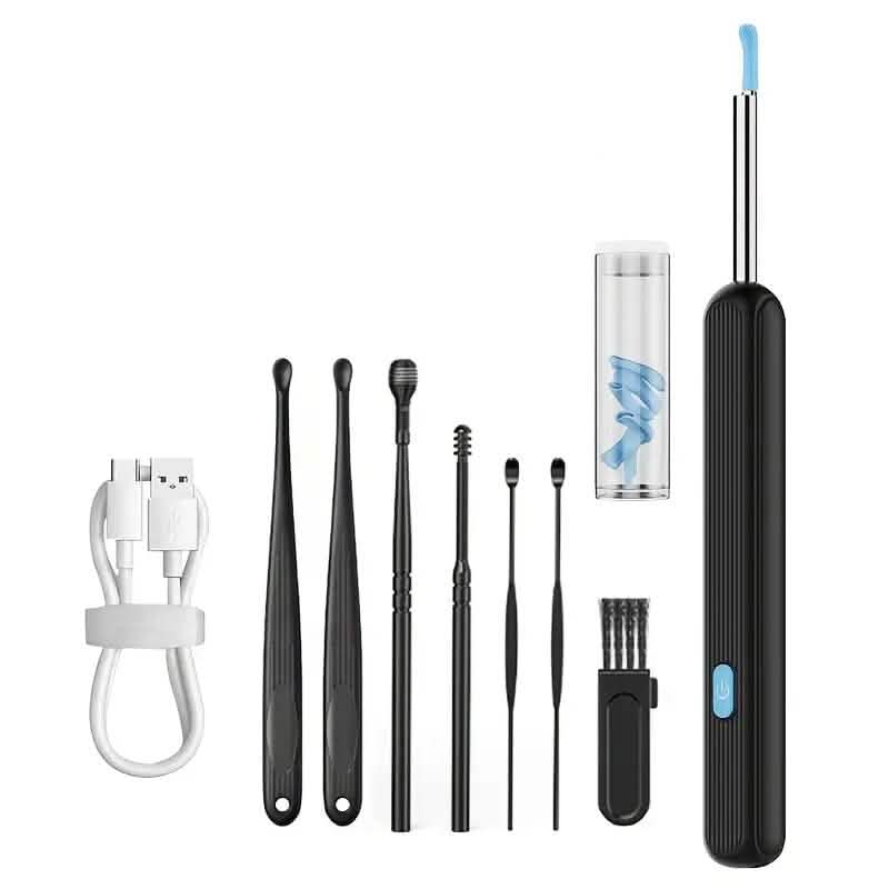 Ear Wax Removal Kit with Camera, Light and 6 Ear Spoons-Ear Wax Removal Kit with Camera, Light and 6 Ear Spoons