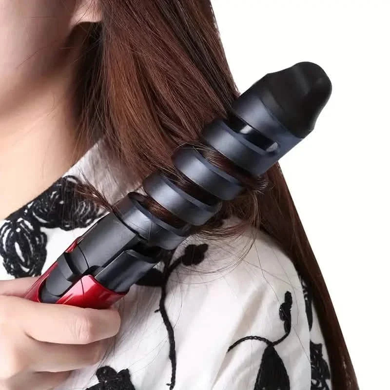 Easy-to-Use Spiral Hair Curler - Anti-Scald, Wave & Curl Maker-Easy-to-Use Spiral Hair Curler - Anti-Scald, Wave & Curl Maker