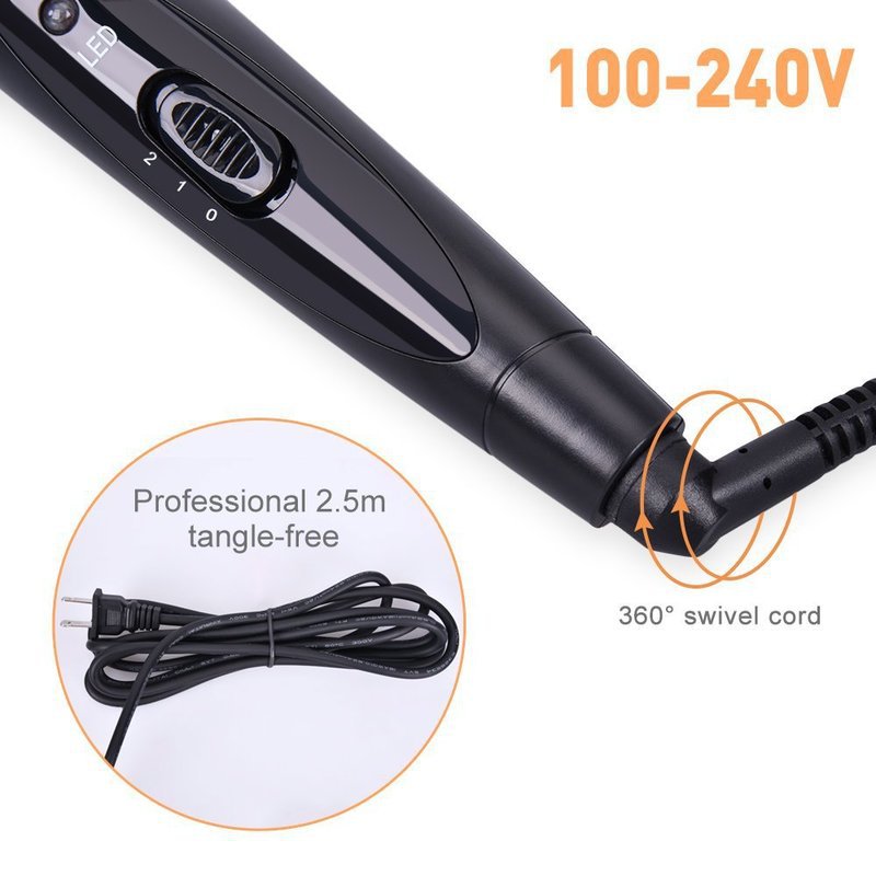 Multifunction Fast Heating Hair Curler 6in1 Interchangeable Ceramic Hair Styling Crimper Curling Roll Wand Hair Curler Iron Sets-4be762ab1da4f1b69cab7fe3021015e5