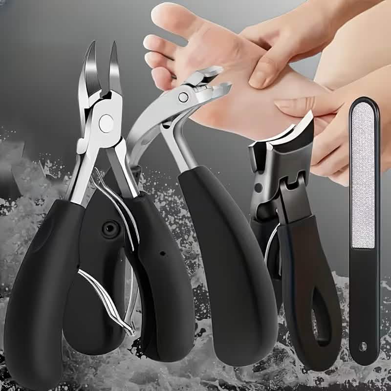 4-Piece Elderly-Friendly Toenail Clipper Set-4-Piece Elderly-Friendly Toenail Clipper Set
