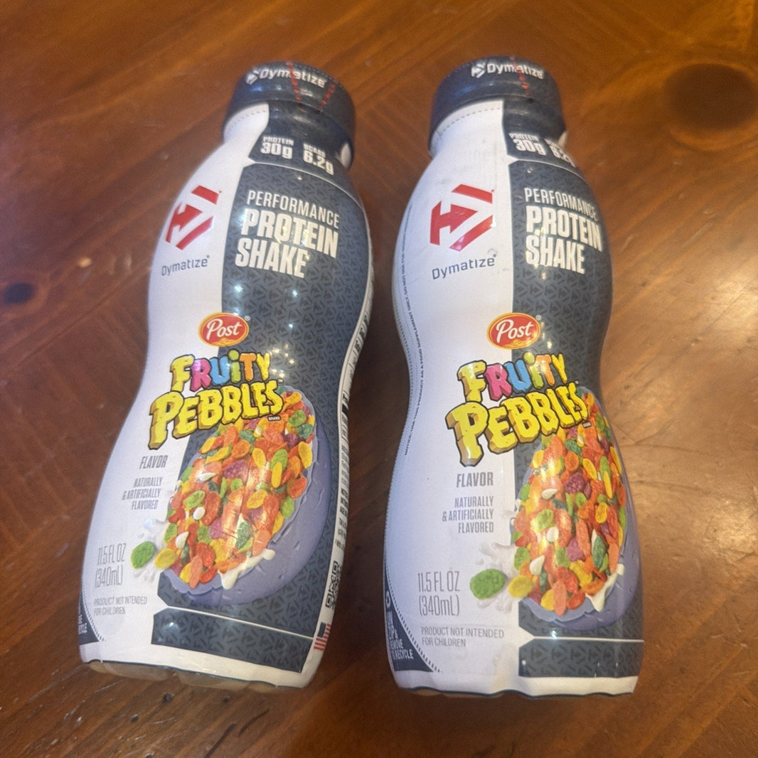 Dymatize Performance Protein Shake Fruity Pebbles 30g Protein, 2 Pack-Dymatize Performance Protein Shake Fruity Pebbles 30g Protein, 2 Pack