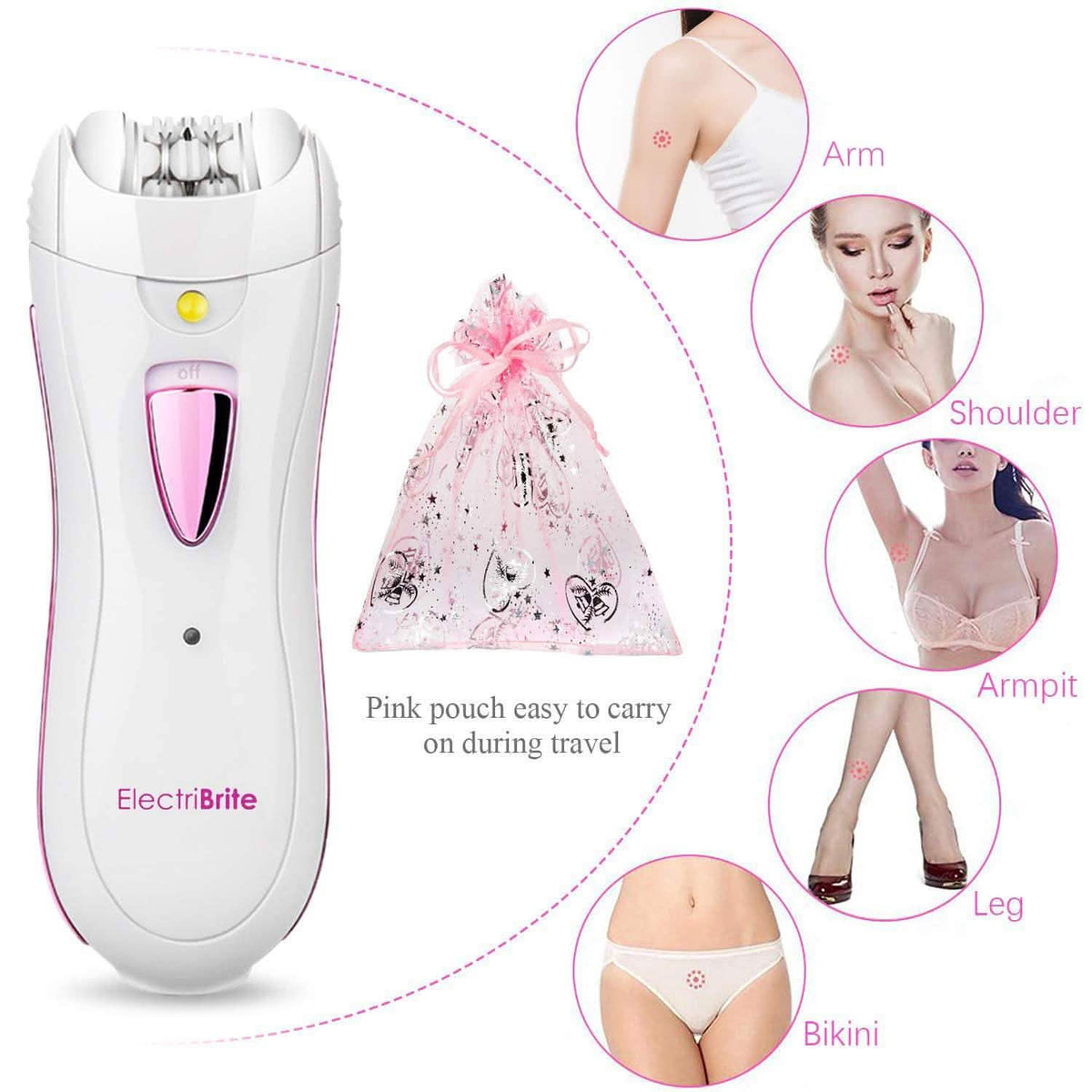 ElectriBrite Facial Hair Removal Epilators-ElectriBrite Facial Hair Removal Epilators