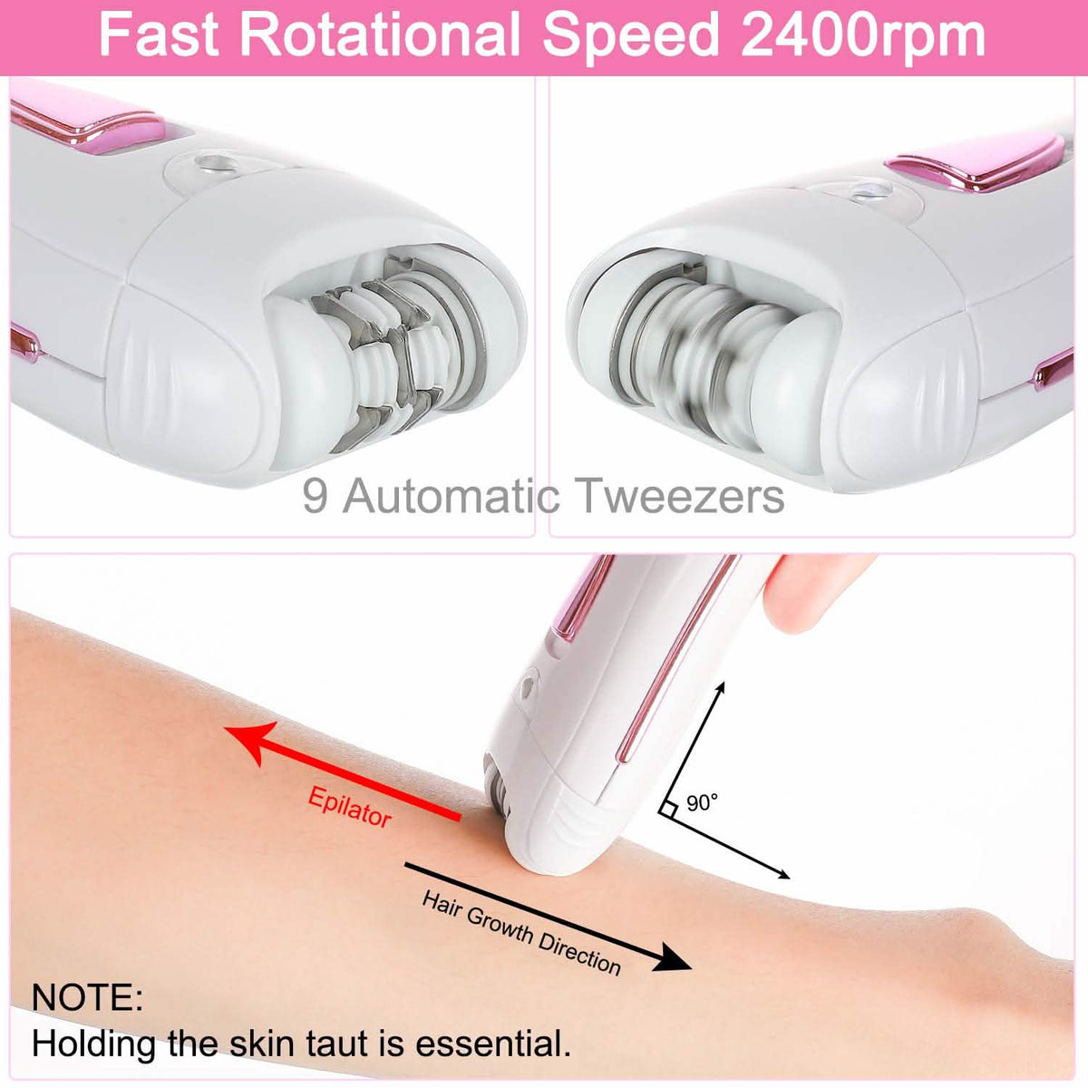 ElectriBrite Facial Hair Removal Epilators-ElectriBrite Facial Hair Removal Epilators