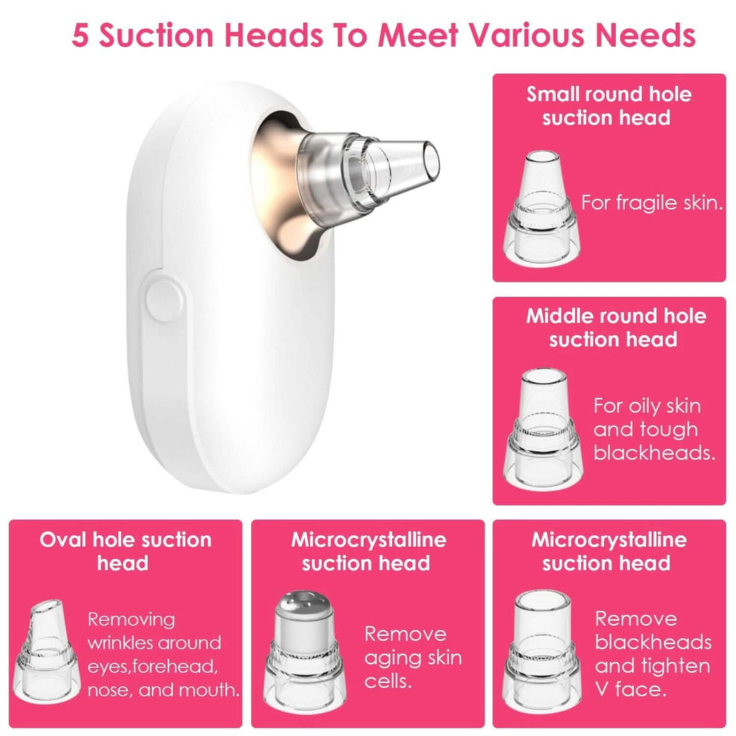Electric Blackhead Comedone Extractor Tool Facial Pore Cleaner-Electric Blackhead Comedone Extractor Tool Facial Pore Cleaner