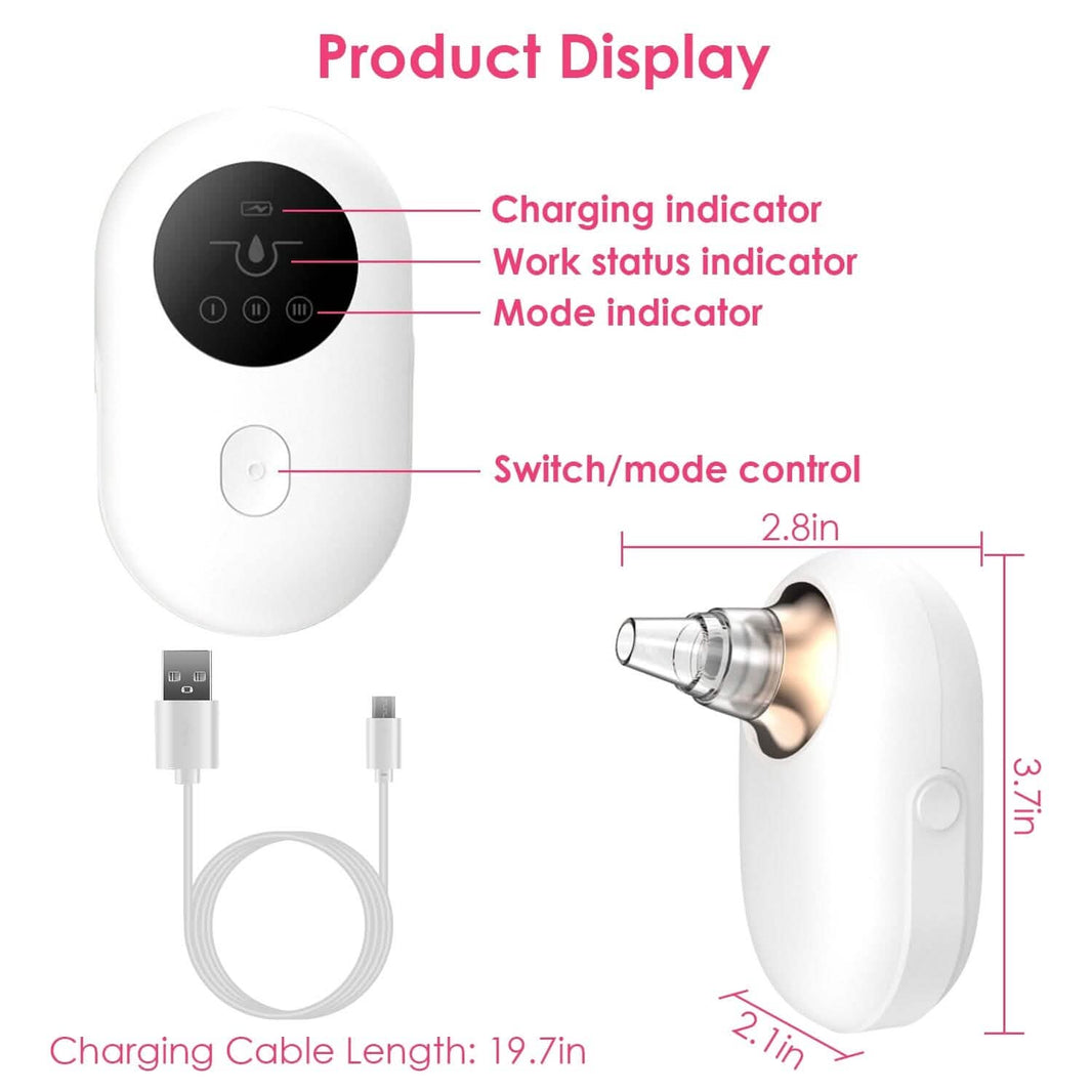 Electric Blackhead Comedone Extractor Tool Facial Pore Cleaner-Electric Blackhead Comedone Extractor Tool Facial Pore Cleaner