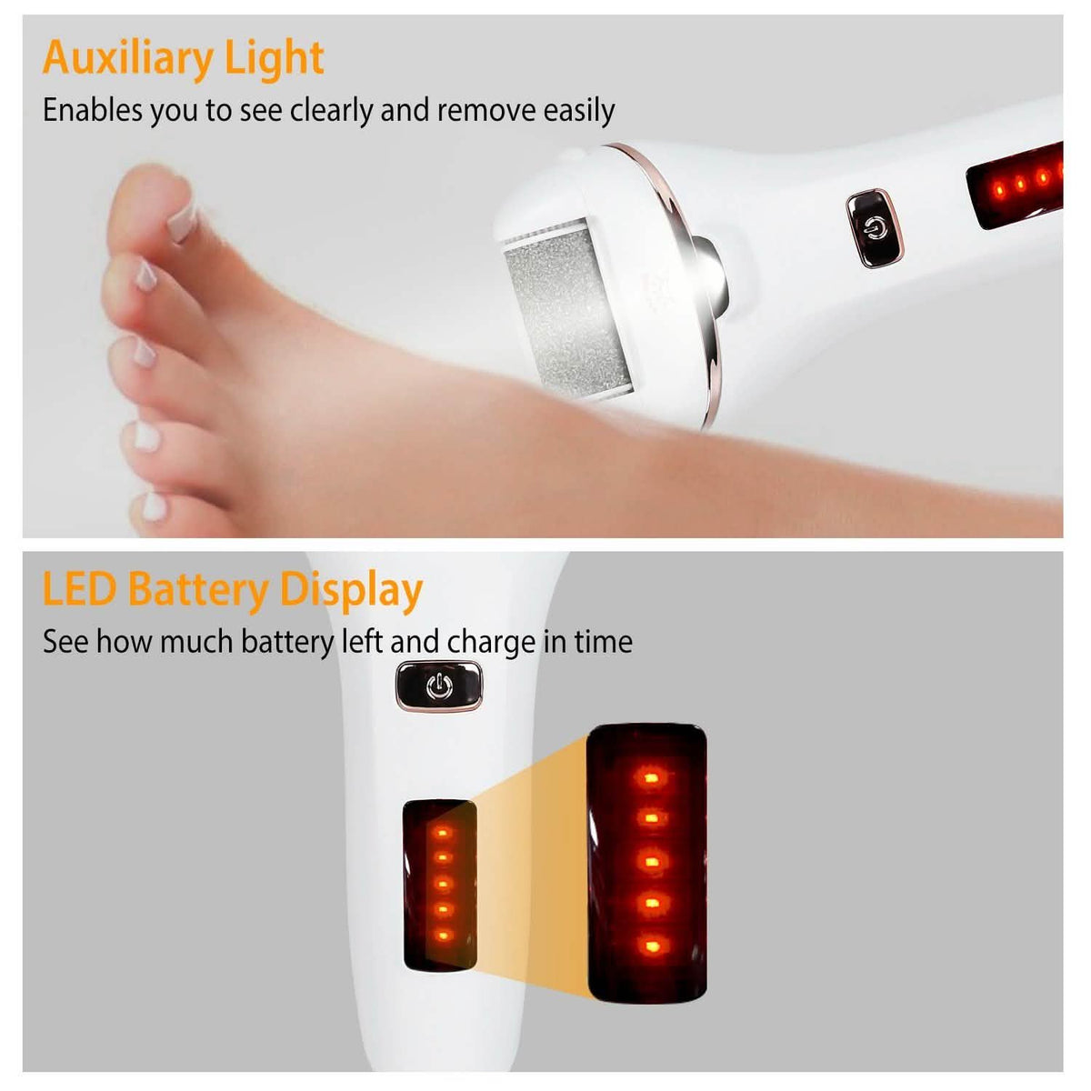 Electric Callus Remover USB Rechargeable Foot Scrubber-Electric Callus Remover USB Rechargeable Foot Scrubber