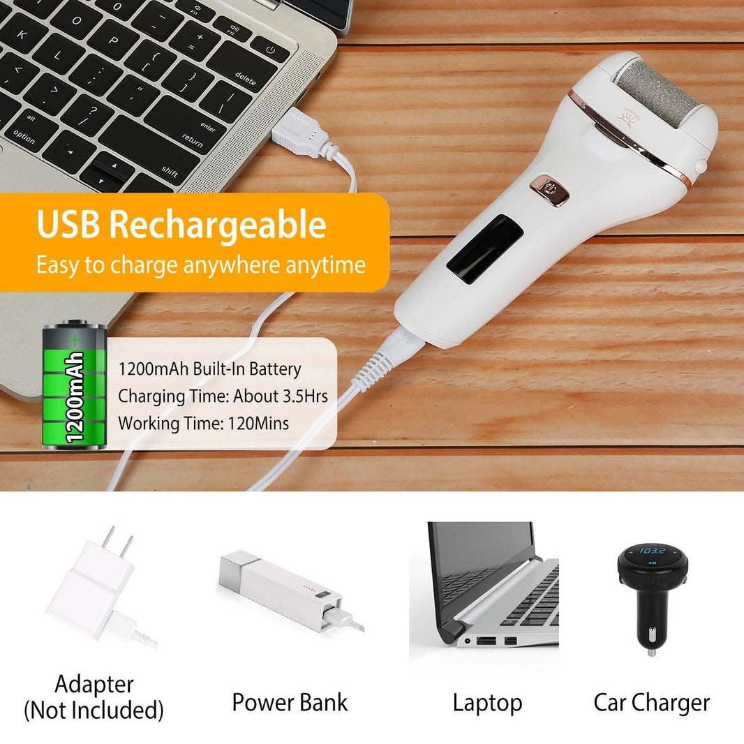 Electric Callus Remover USB Rechargeable Foot Scrubber-Electric Callus Remover USB Rechargeable Foot Scrubber