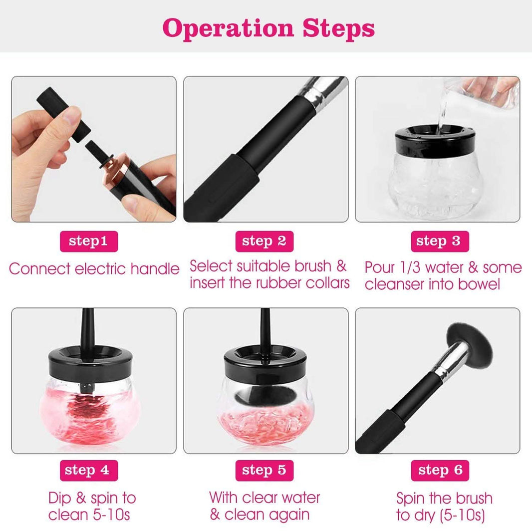 Electric Cosmetic Makeup Brush Cleaner Dryer-Electric Cosmetic Makeup Brush Cleaner Dryer