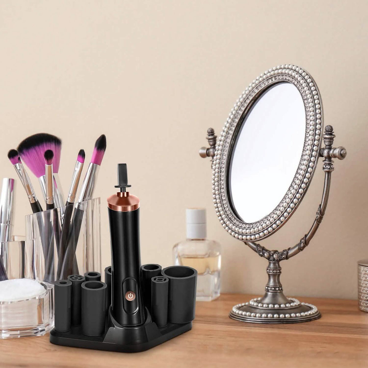 Electric Cosmetic Makeup Brush Cleaner Dryer-Electric Cosmetic Makeup Brush Cleaner Dryer