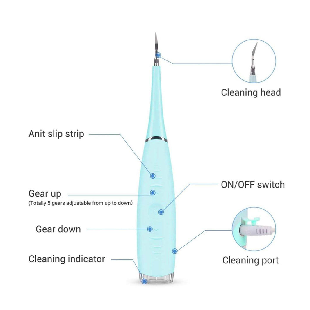 Electric Dental Scaler Tartar Calculus Plaque Tooth Stains Remover Tool-Electric Dental Scaler Tartar Calculus Plaque Tooth Stains Remover Tool