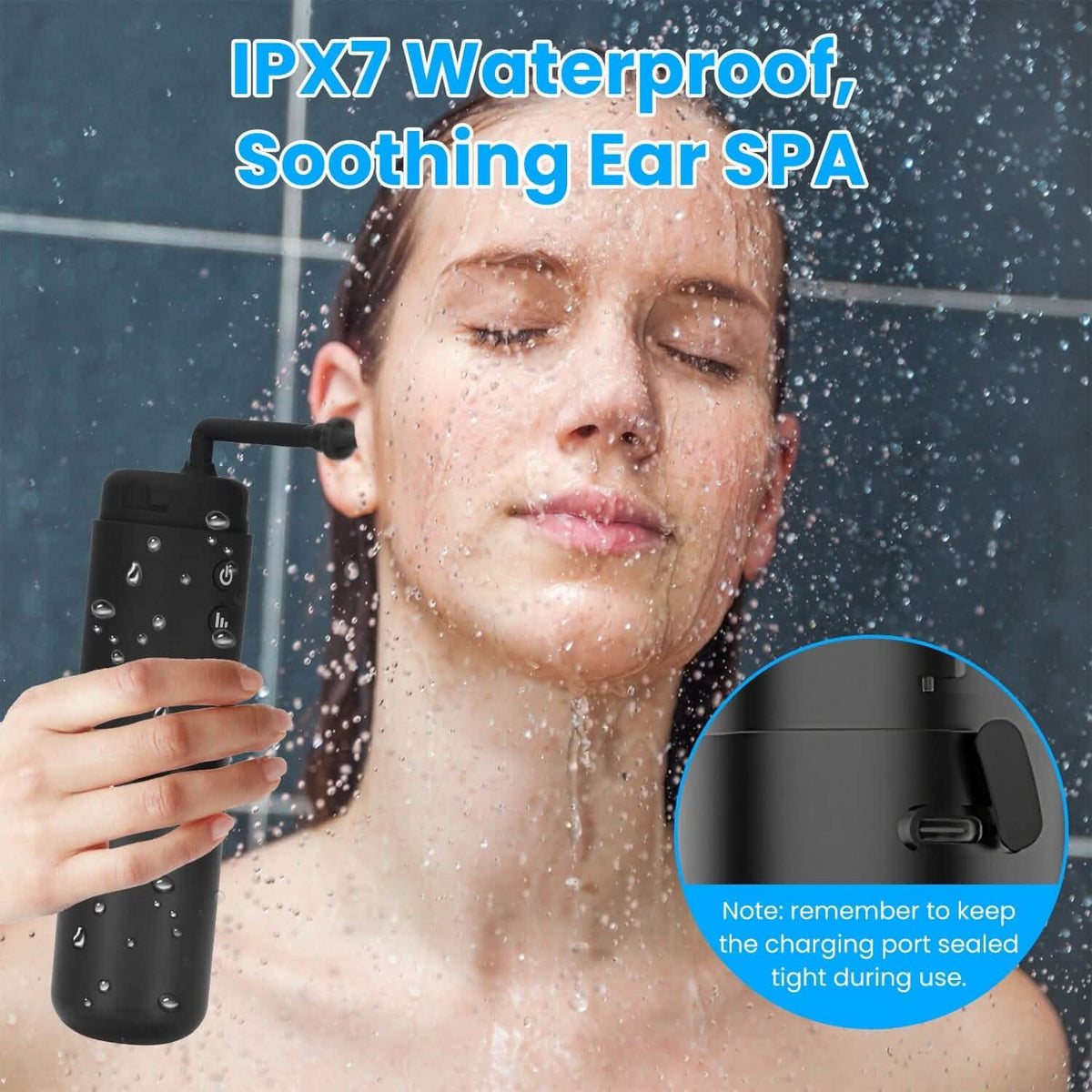 Electric Ear Wax Removal Kit with 3 Modes 6 Ear Tips IPX7 Waterproof USB Rechargeable-Electric Ear Wax Removal Kit with 3 Modes 6 Ear Tips IPX7 Waterproof USB Rechargeable