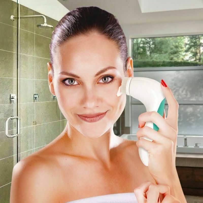 Electric Face and Body Cleansing Massager Brush-Electric Face and Body Cleansing Massager Brush