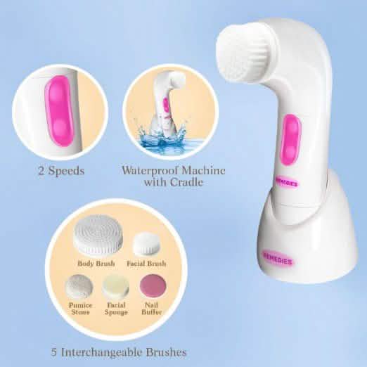 Electric Face and Body Cleansing Massager Brush-Electric Face and Body Cleansing Massager Brush