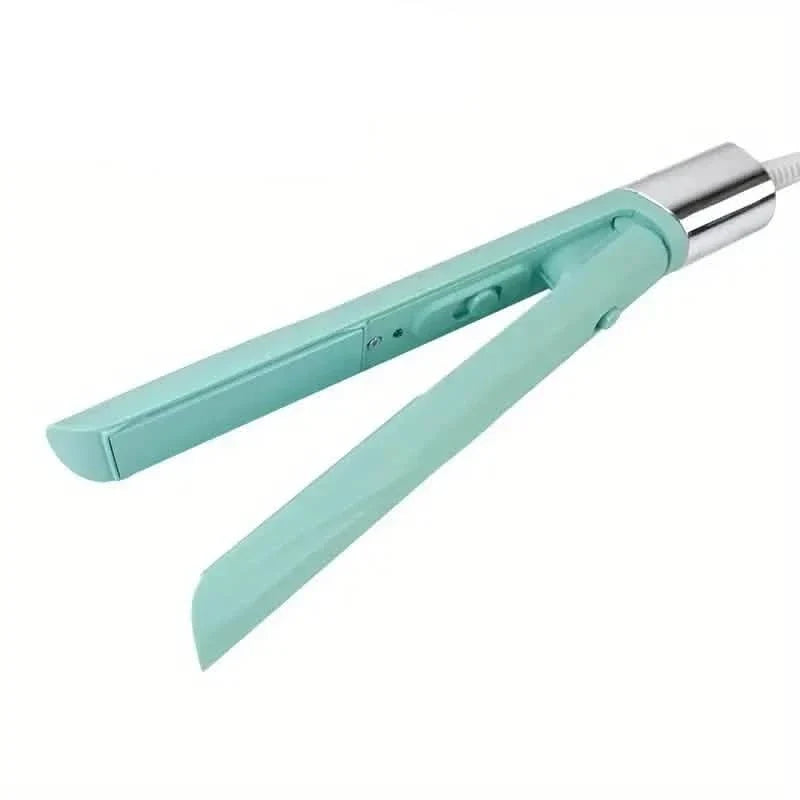 Electric Hair Straightener and Curler with Ceramic Plates-Electric Hair Straightener and Curler with Ceramic Plates