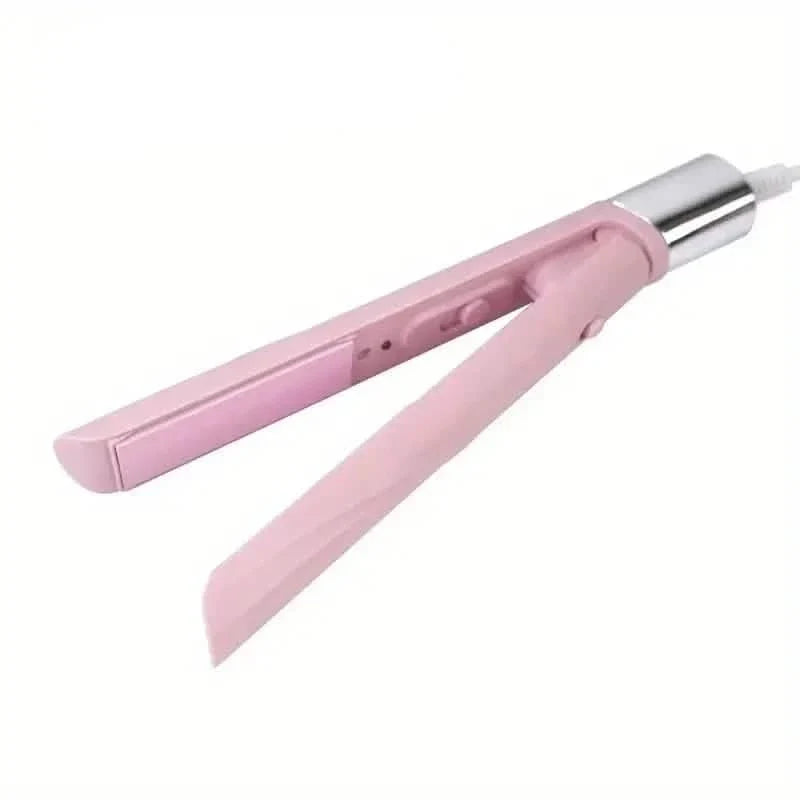 Electric Hair Straightener and Curler with Ceramic Plates-Electric Hair Straightener and Curler with Ceramic Plates