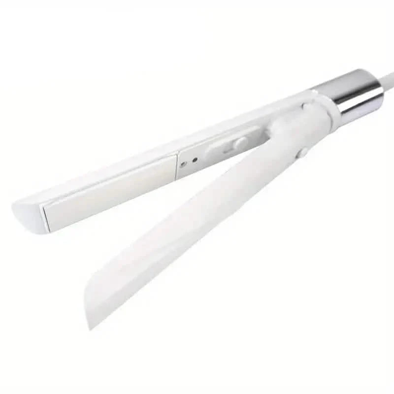 Electric Hair Straightener and Curler with Ceramic Plates-Electric Hair Straightener and Curler with Ceramic Plates