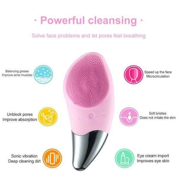 Electric Massage and Facial Cleaning Brush-Electric Massage and Facial Cleaning Brush