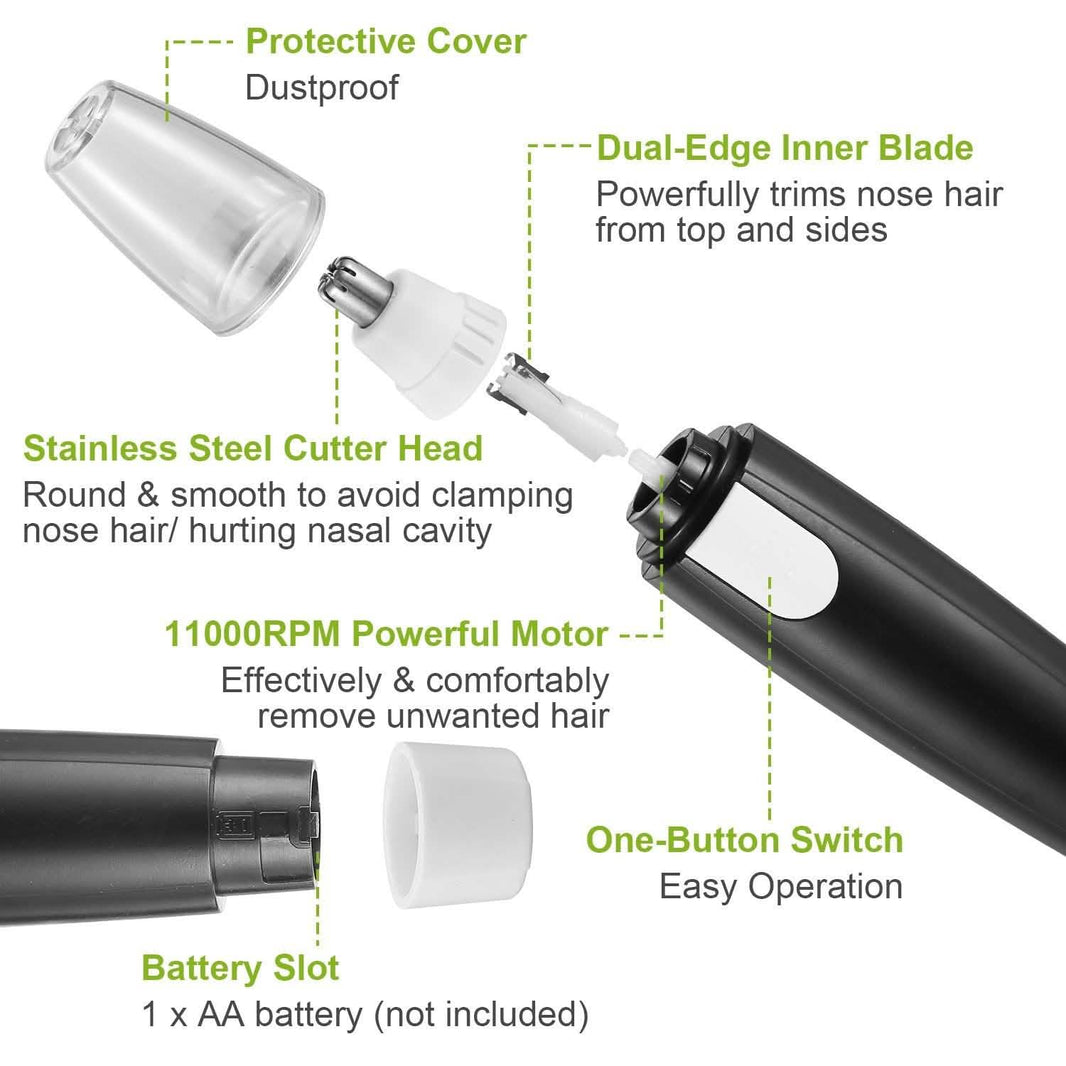 Electric Nose Ear Hair Trimmer-Electric Nose Ear Hair Trimmer