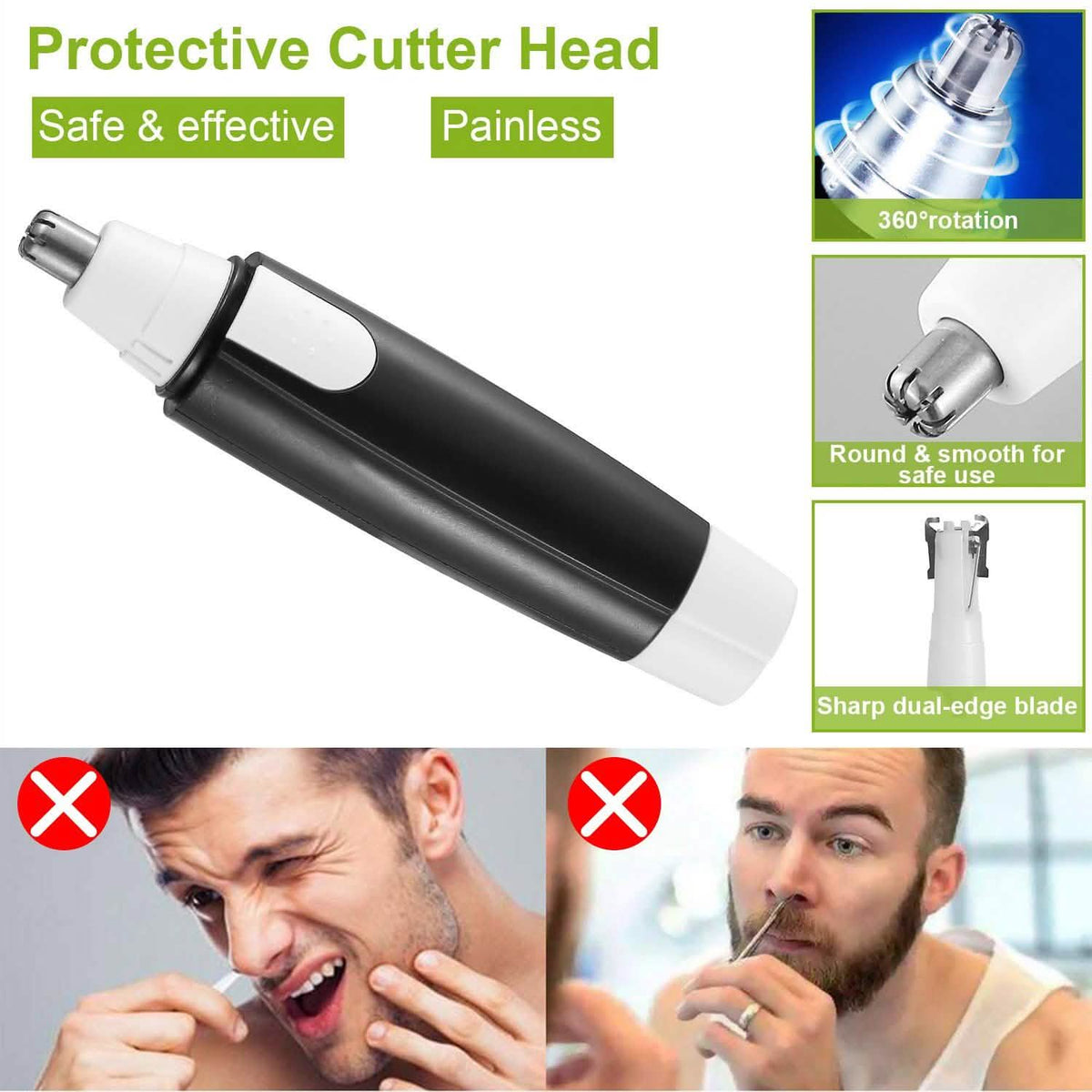 Electric Nose Ear Hair Trimmer-Electric Nose Ear Hair Trimmer