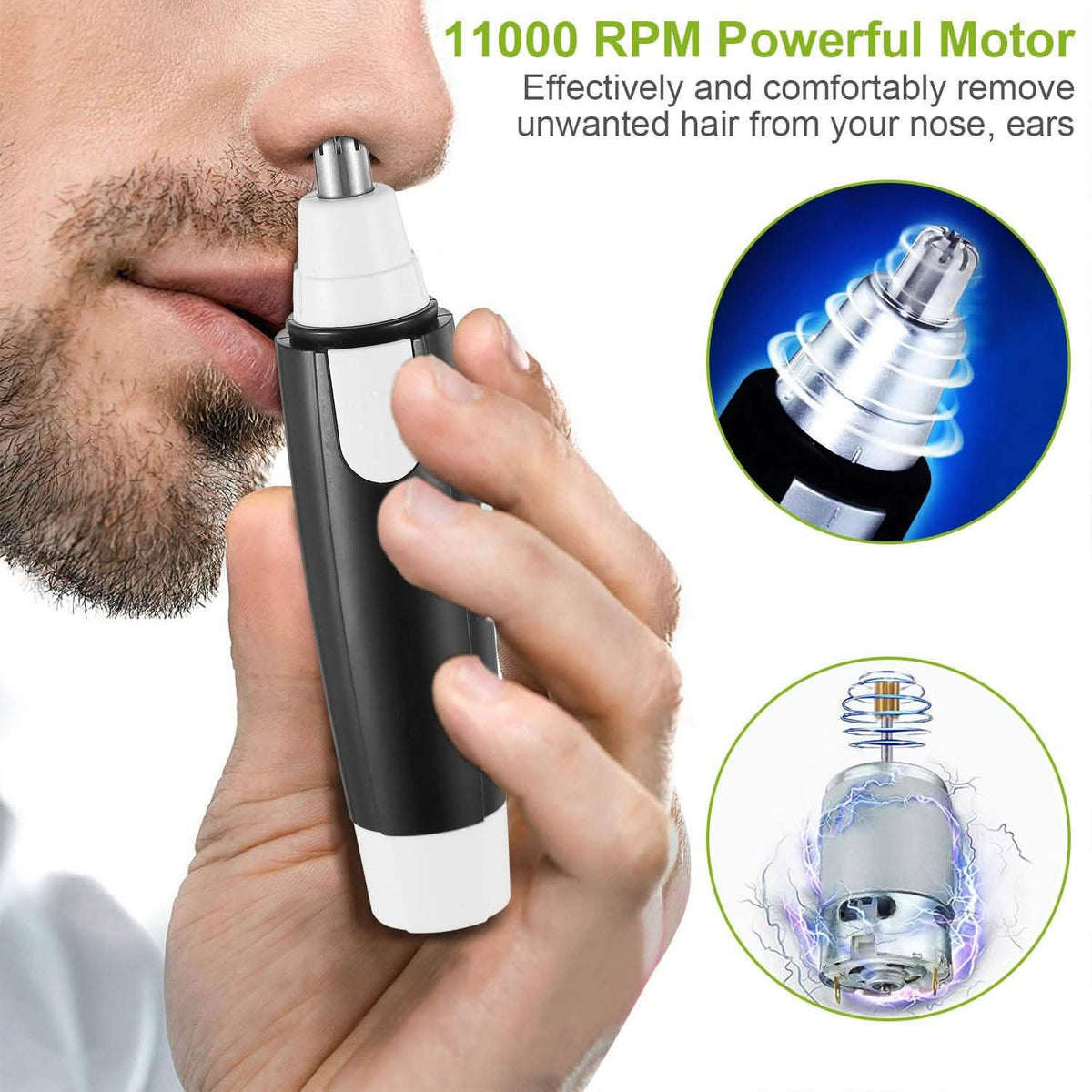 Electric Nose Ear Hair Trimmer-Electric Nose Ear Hair Trimmer