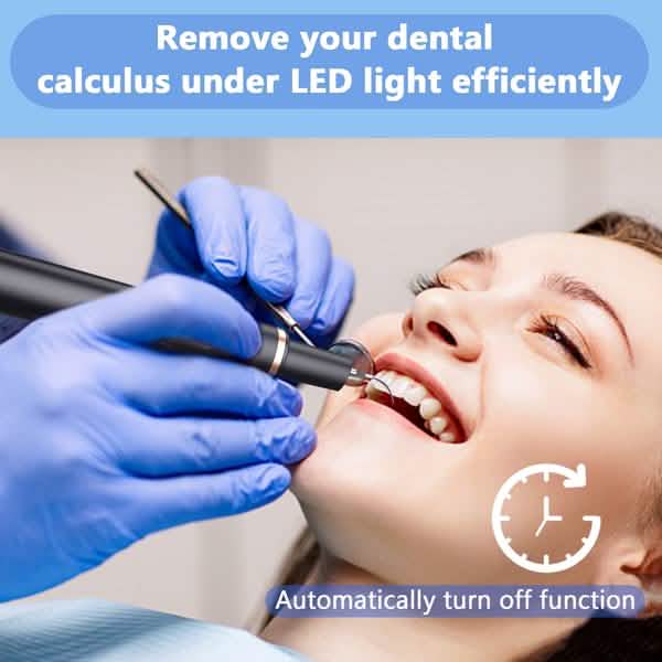 Electric Plaque Remover for Teeth, Rechargeable Teeth Cleaning Kit with 4 Modes-Electric Plaque Remover for Teeth, Rechargeable Teeth Cleaning Kit with 4 Modes