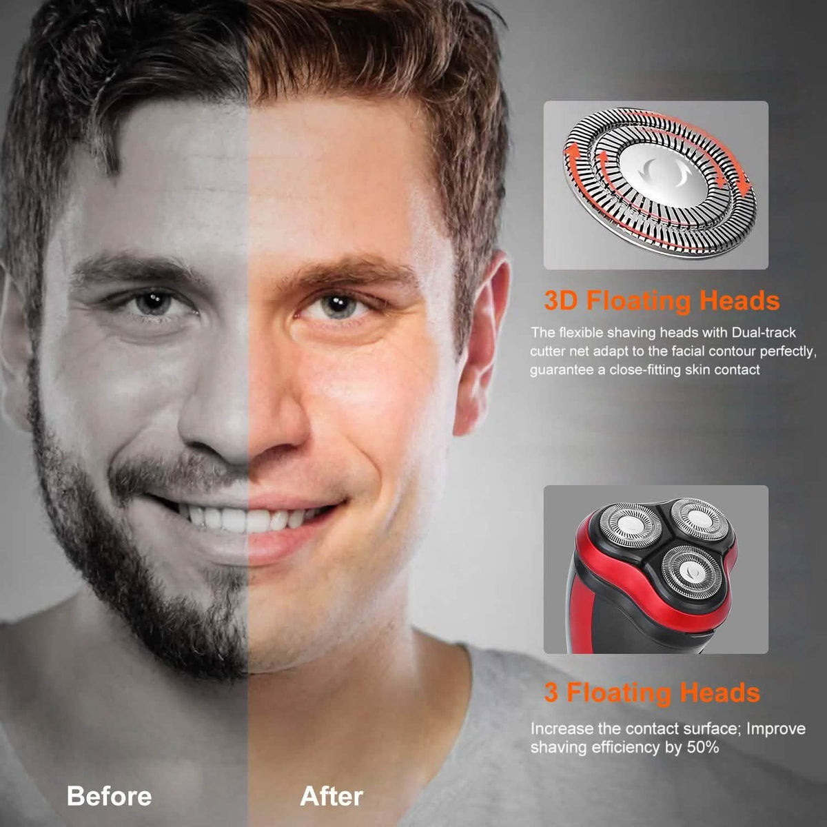 Electric Shaver Razor for Men-Electric Shaver Razor for Men