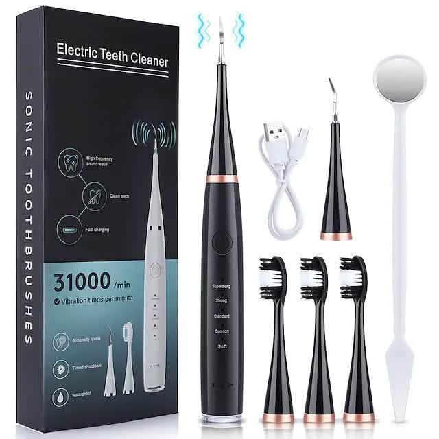 Electric Toothbrush Sonic Dental Scaler Teeth Whitening Kit-Electric Toothbrush Sonic Dental Scaler Teeth Whitening Kit