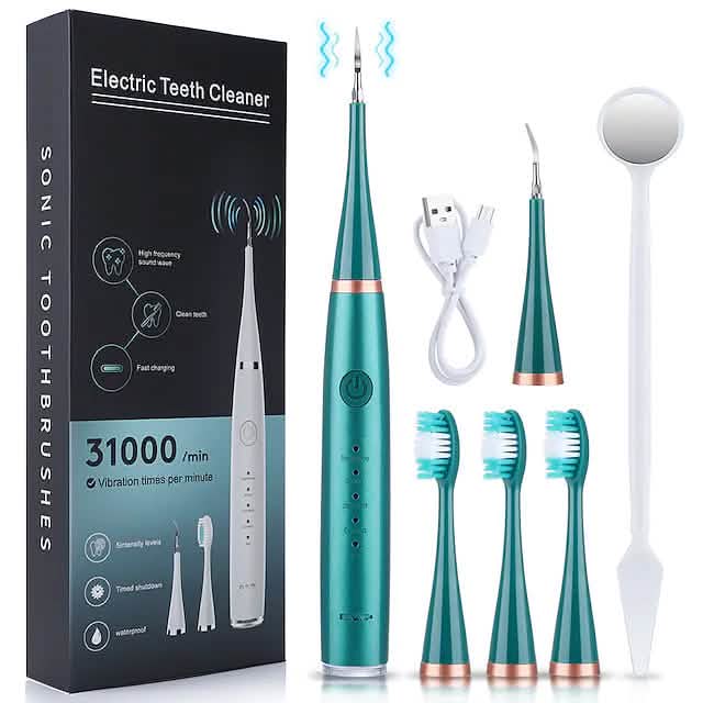 Electric Toothbrush Sonic Dental Scaler Teeth Whitening Kit-Electric Toothbrush Sonic Dental Scaler Teeth Whitening Kit