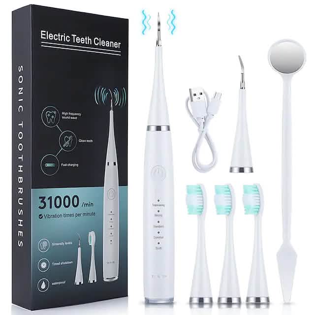 Electric Toothbrush Sonic Dental Scaler Teeth Whitening Kit-Electric Toothbrush Sonic Dental Scaler Teeth Whitening Kit
